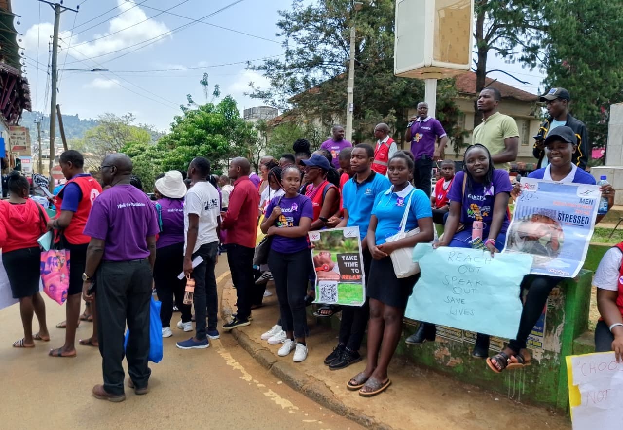 Mental health awareness on the streets of Kisii