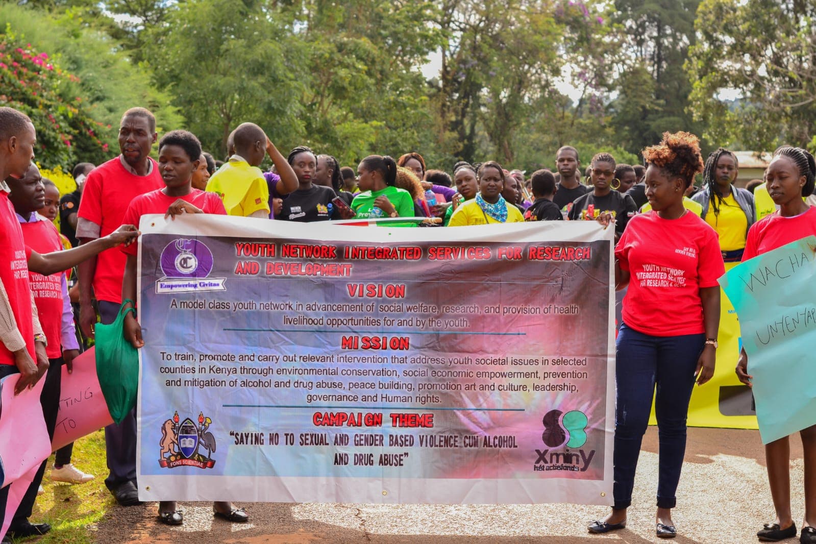 A youth-led campaign against substance abuse and GBV