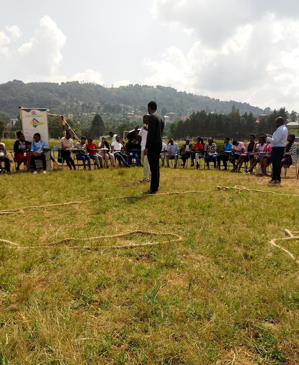 A community dialogue held in the open air